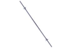 Гриф для штанги Core Star Fit прямой, d25 мм, 120 см, металл, с металлическими замками, хром BB-103