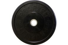 Диск для штанги Profi-Fit каучуковый, черный, d-51 15кг