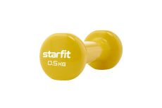 Гантель виниловая 0,5 кг Star Fit DB-101 желтый