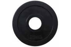 Диск олимпийский обрезиненный черный 1.25кг.