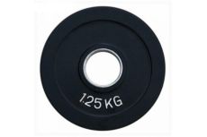 Диск олимпийский обрезиненный черный 1.25кг.